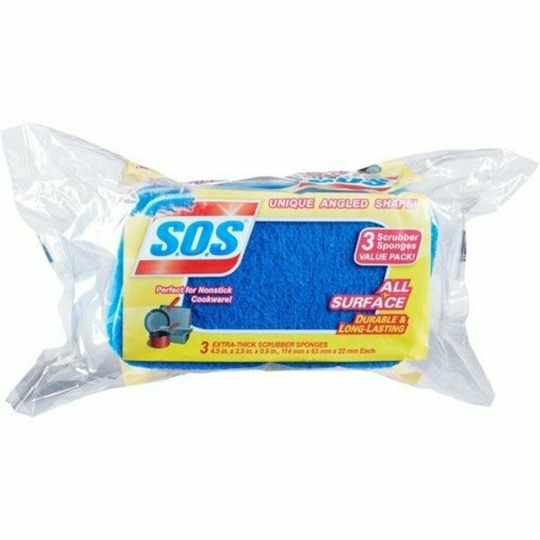 Clorox SPONGE, SCRUBBER, S.O.S.3PK CLO91028